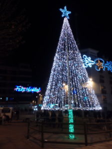 Árbol de Navidad en Cuenca