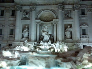 La Fontana di Trevi, uno de los sitios más famosos de Roma
