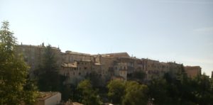 Zona de Perugia que recuerda a Cuenca