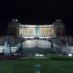 Monumento a Vittorio Emanuele II en Roma, lo primero que vi con la familia